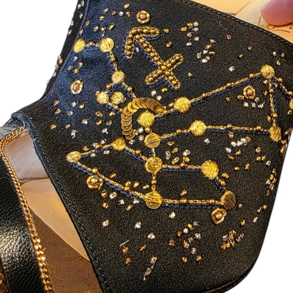 Christian Louboutin x Moda Operandi Rare Zodiac Akenana Mule Heels EXCLUSIVE - Picture 4 of 14